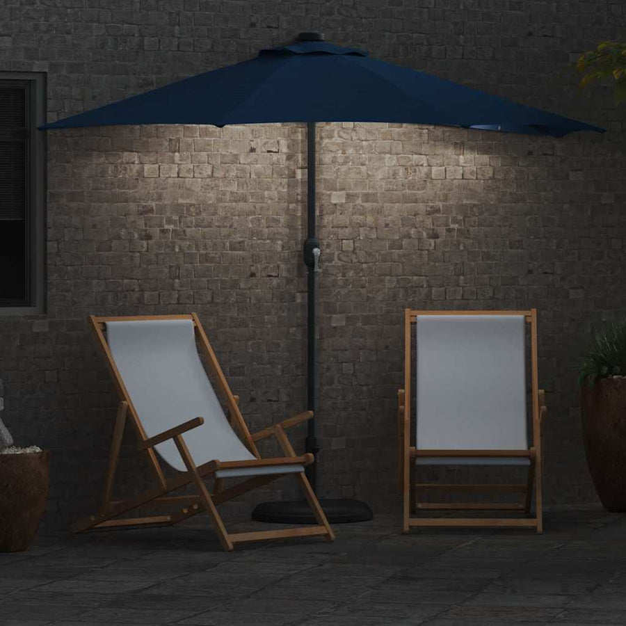 Tuinparasol Azurblauw 294 x 150 x 224 cm Stof