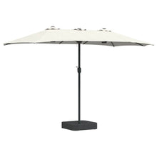 Tuinparasol Zand 385 x 209 x 244 cm Stof