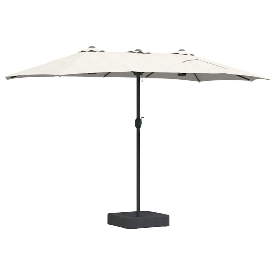 Tuinparasol Zand 385 x 209 x 244 cm Stof