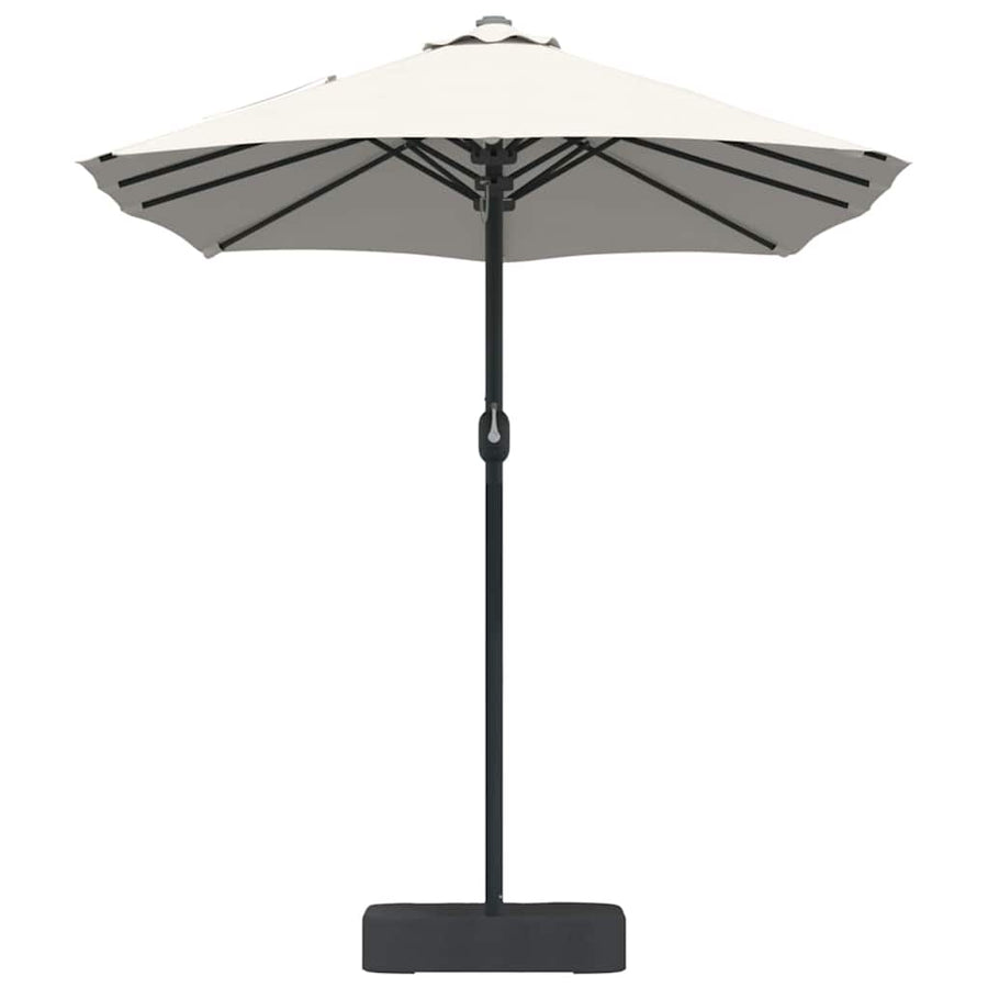 Tuinparasol Zand 385 x 209 x 244 cm Stof