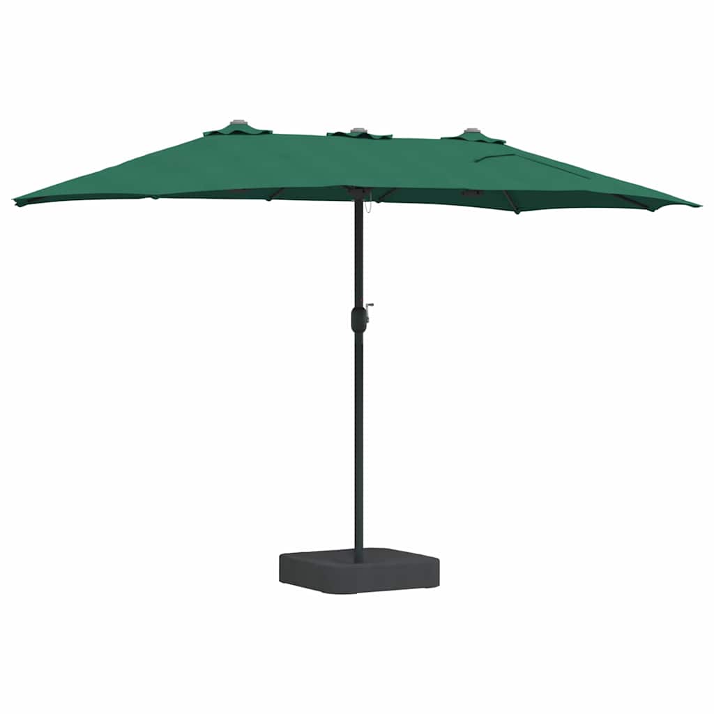 Tuinparasol Groen 385 x 209 x 244 cm Stof
