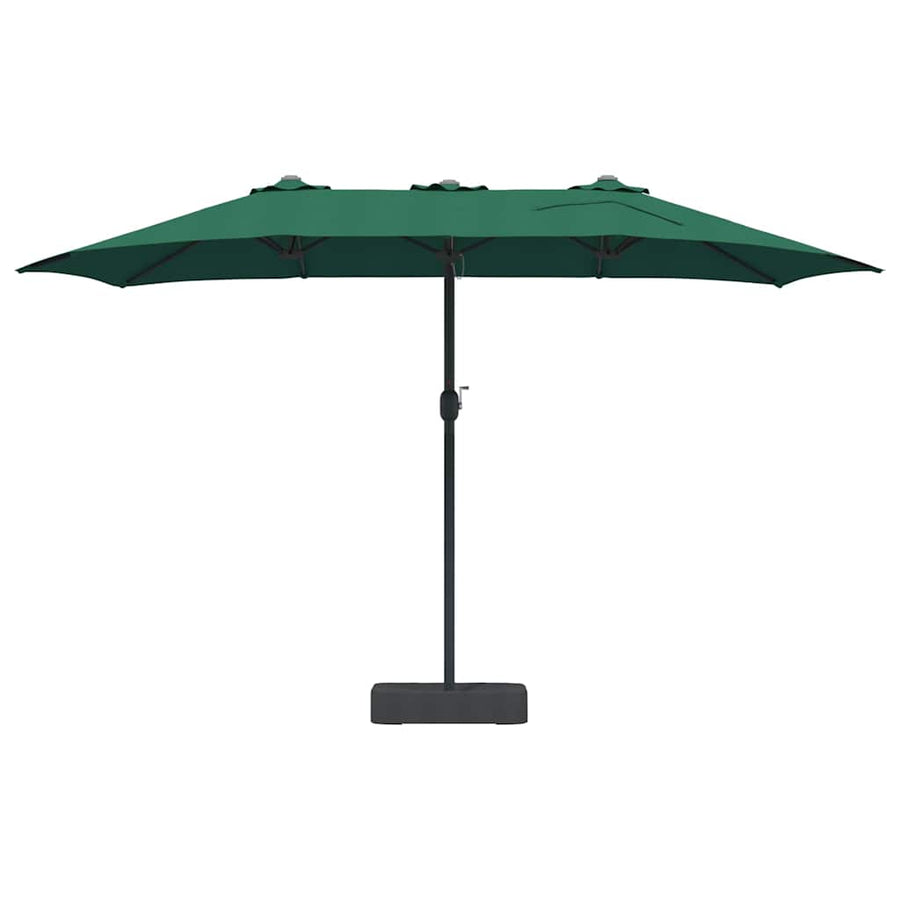 Tuinparasol Groen 385 x 209 x 244 cm Stof