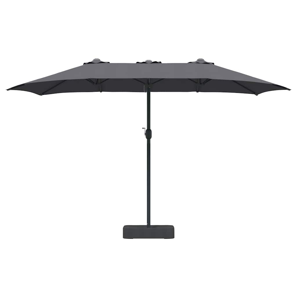 Tuinparasol Antraciet 385 x 209 x 244 cm Stof