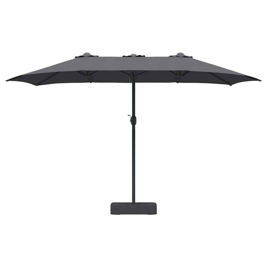 Tuinparasol Antraciet 385 x 209 x 244 cm Stof