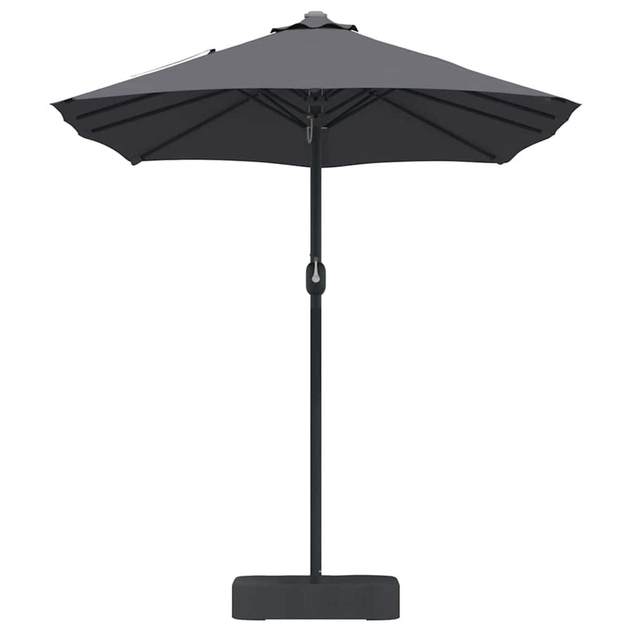 Tuinparasol Antraciet 385 x 209 x 244 cm Stof