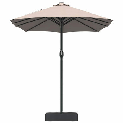 Tuinparasol Taupe 385 x 209 x 244 cm Stof