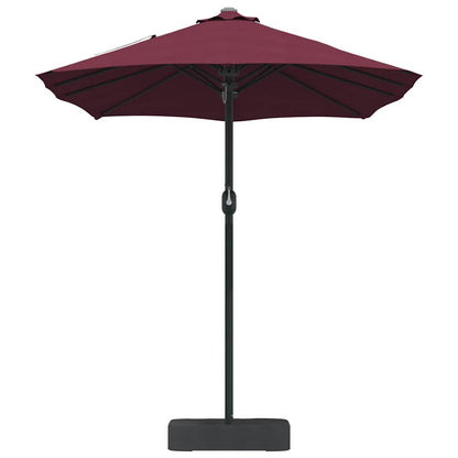 Tuinparasol Bordeauxrood 385 x 209 x 244 cm Stof
