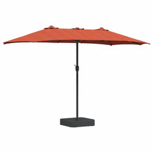 Tuinparasol Terracotta 385 x 209 x 244 cm Stof