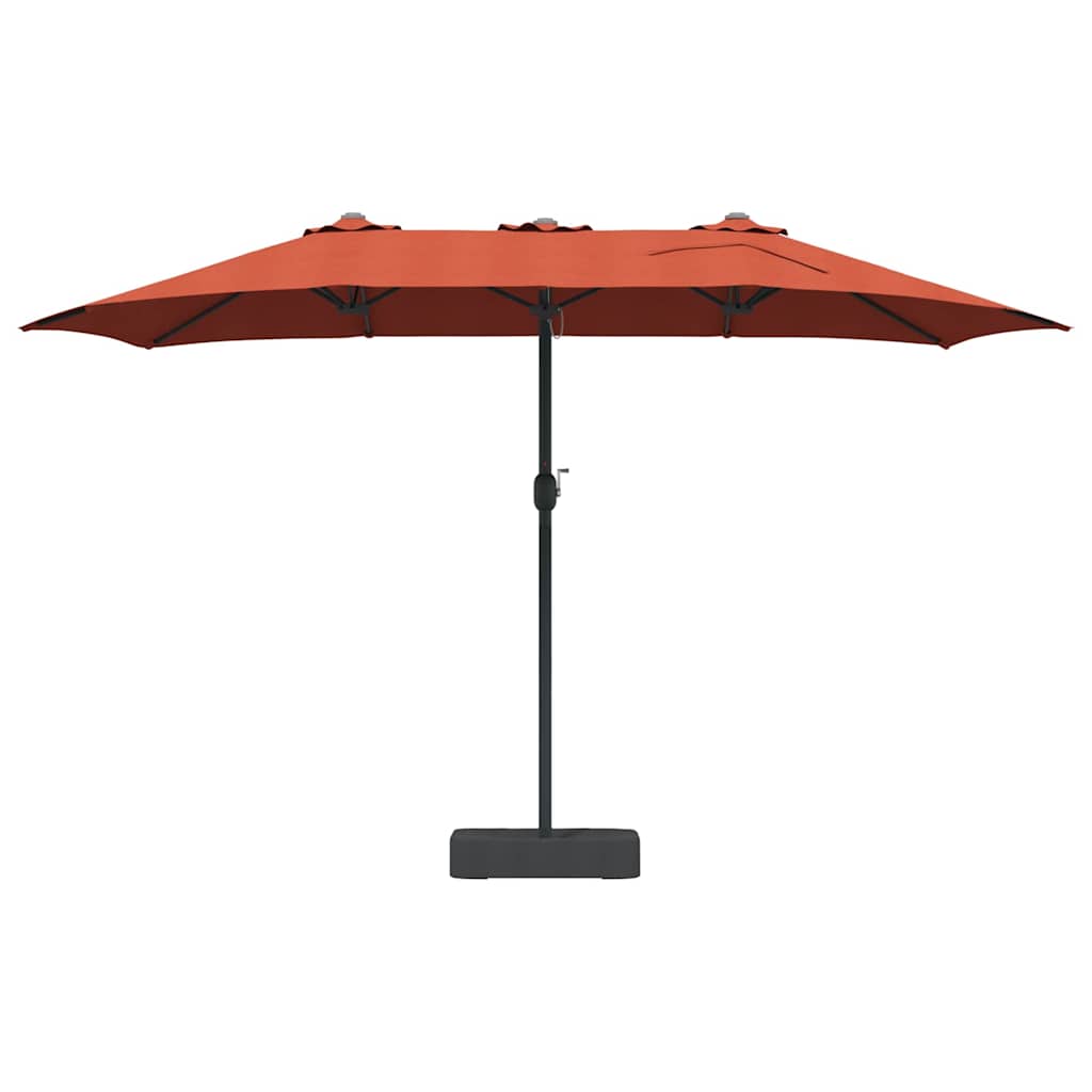 Tuinparasol Terracotta 385 x 209 x 244 cm Stof