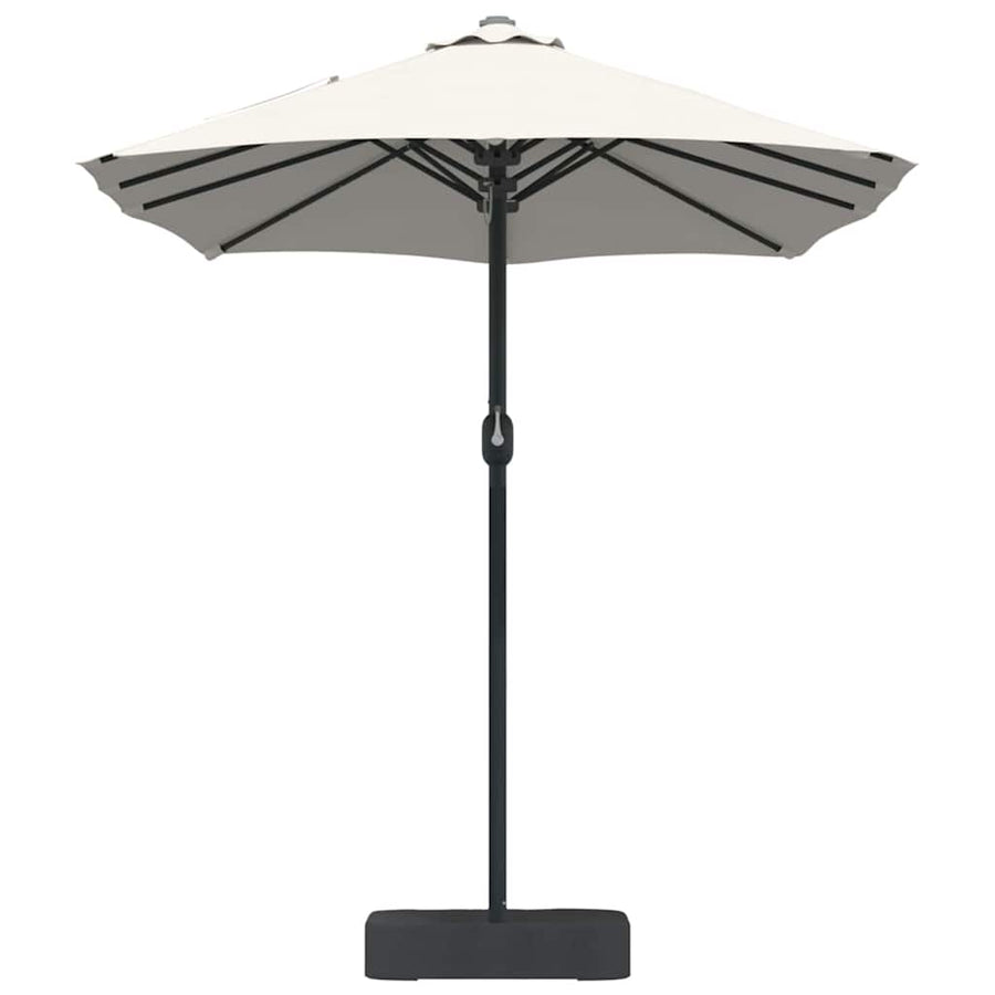 Tuinparasol Zand 385 x 209 x 244 cm Stof