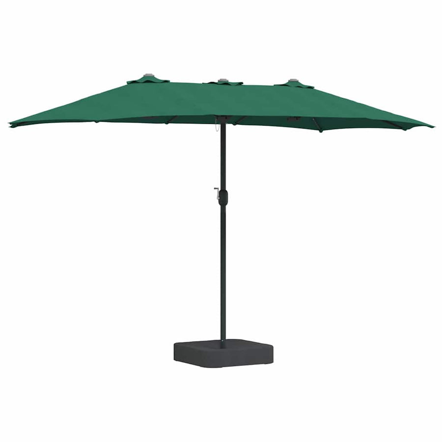 Tuinparasol Groen 385 x 209 x 244 cm Stof