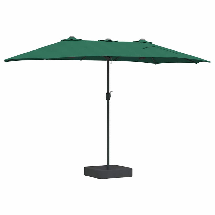 Tuinparasol Groen 385 x 209 x 244 cm Stof