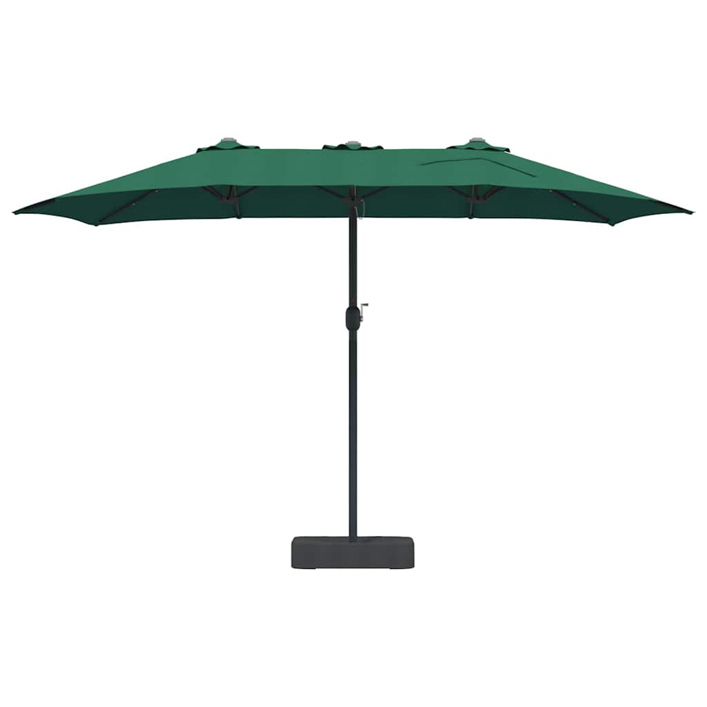 Tuinparasol Groen 385 x 209 x 244 cm Stof