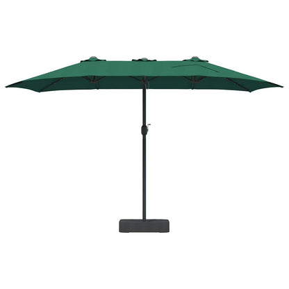 Tuinparasol Groen 385 x 209 x 244 cm Stof