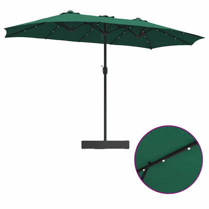 Tuinparasol Groen 385 x 209 x 244 cm Stof