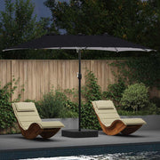 Tuinparasol antraciet 385x209x244 cm polyester