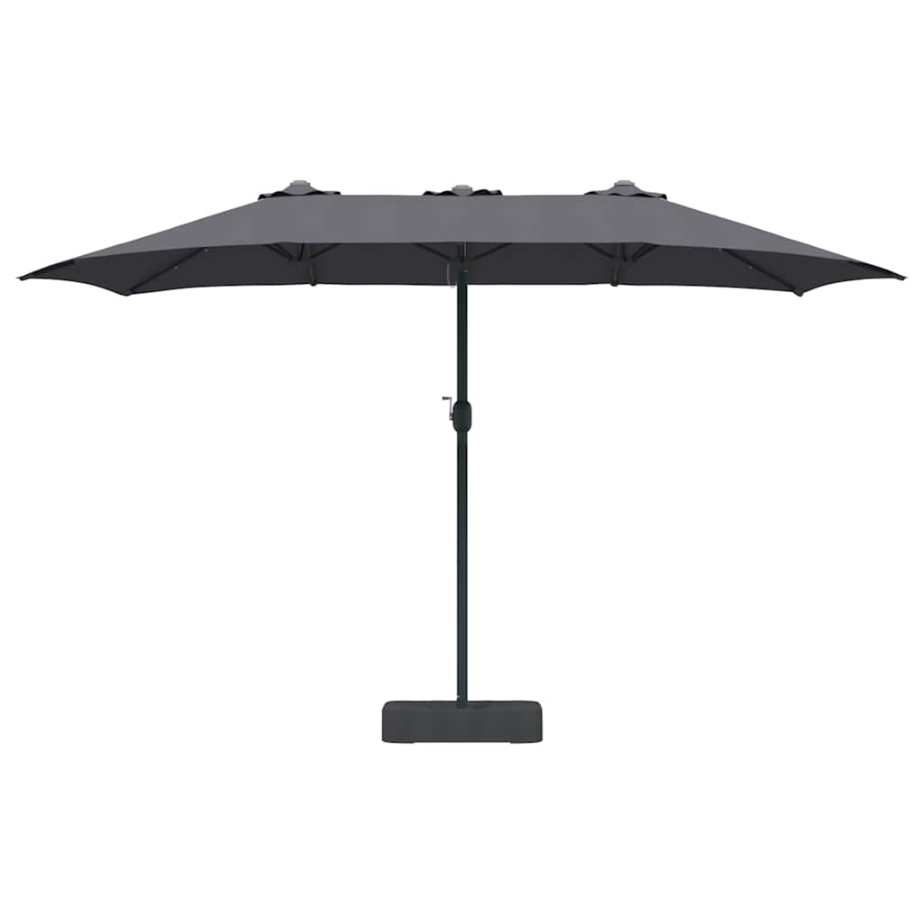 Tuinparasol Antraciet 385 x 209 x 244 cm Stof