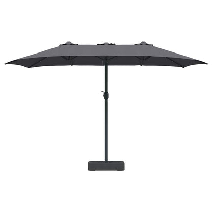 Tuinparasol Antraciet 385 x 209 x 244 cm Stof