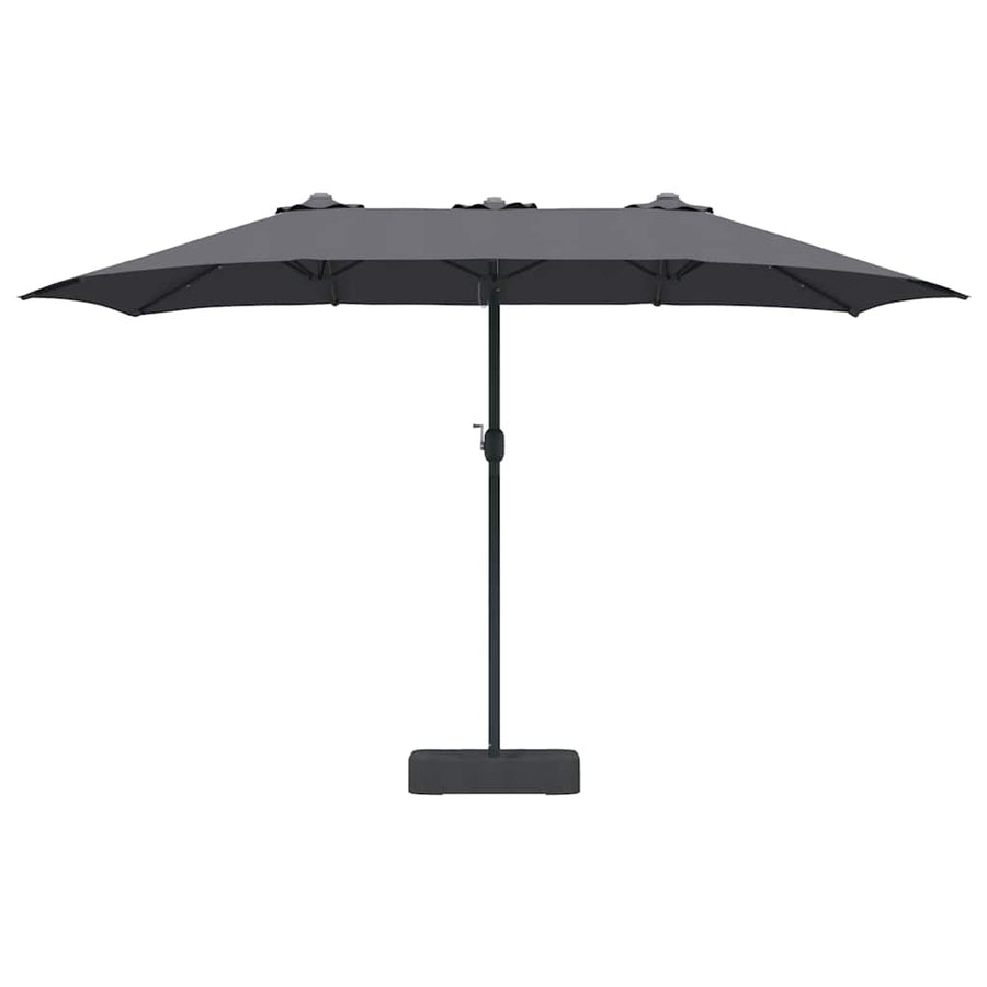 Tuinparasol Antraciet 385 x 209 x 244 cm Stof