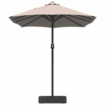 Tuinparasol Taupe 385 x 209 x 244 cm Stof