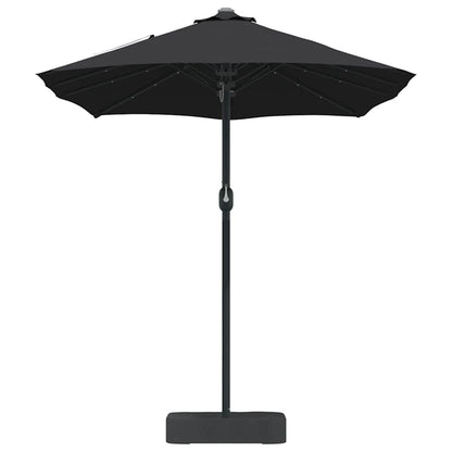 Tuinparasol Zwart 385 x 209 x 244 cm Stof