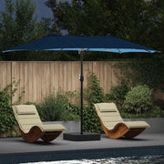 Tuinparasol 385x209x244 cm azuurblauw