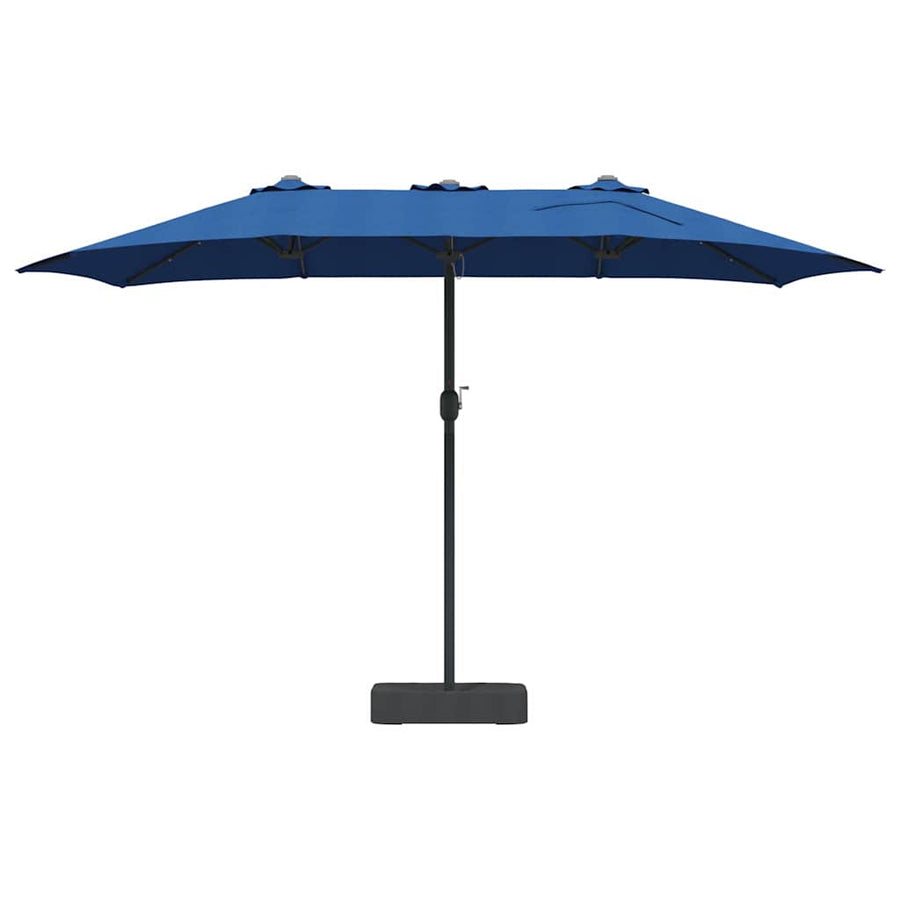 Tuinparasol Blauw 385 x 209 x 244 cm Stof