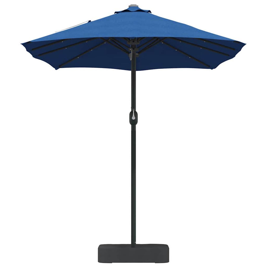Tuinparasol Blauw 385 x 209 x 244 cm Stof