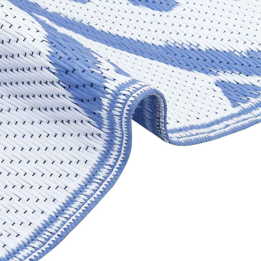 Buiten kleed ARAKIL Babyblauw Polyester 300 x 400 cm Inklapbaar