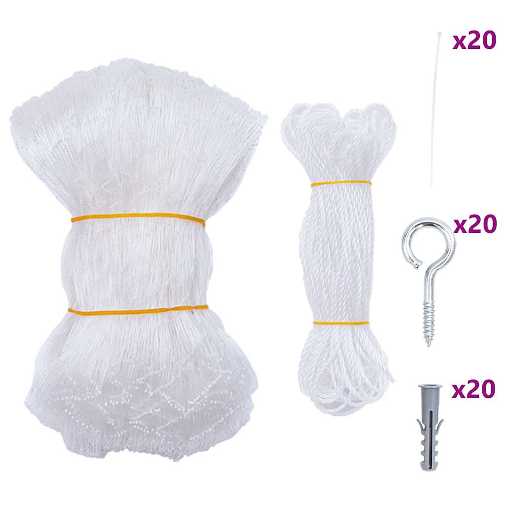 Kattennet Transparant 6x3 m Nylon