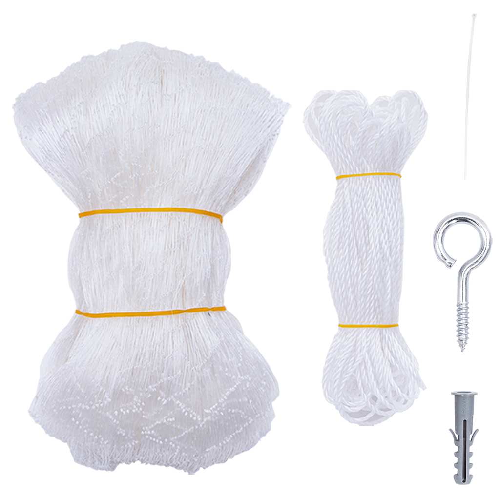 Kattennet Transparant 12x3 m Nylon