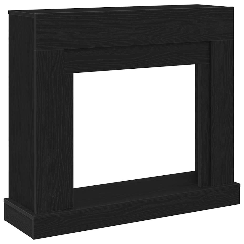 Haardombouw 100X30X87,5 Cm Spaanplaat Kleurig Zwart eiken