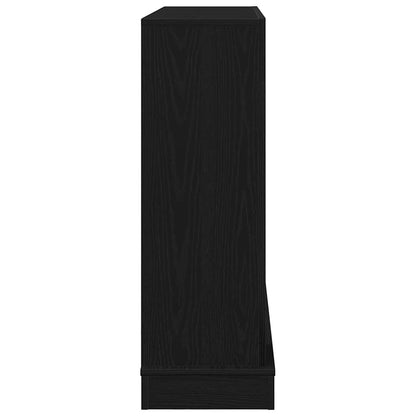 Haardombouw 100X30X87,5 Cm Spaanplaat Kleurig Zwart eiken