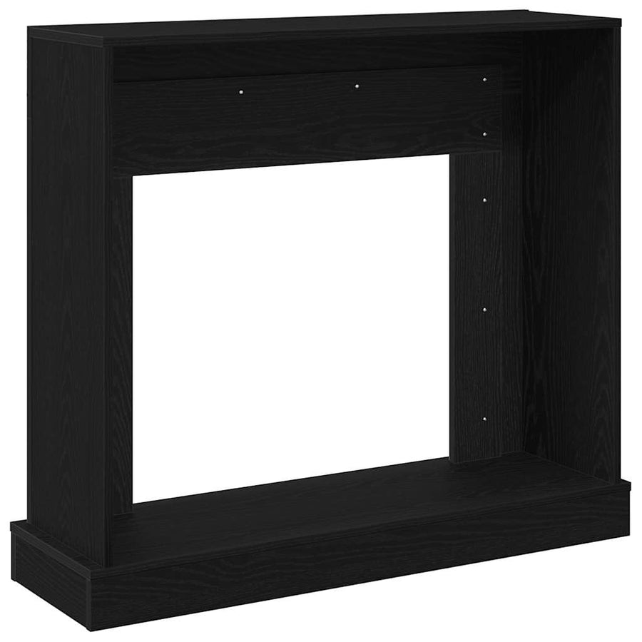 Haardombouw 100X30X87,5 Cm Spaanplaat Kleurig Zwart eiken