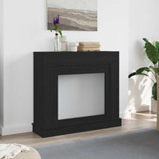 Haardombouw 100x30x87,5 cm spaanplaat zwart eiken