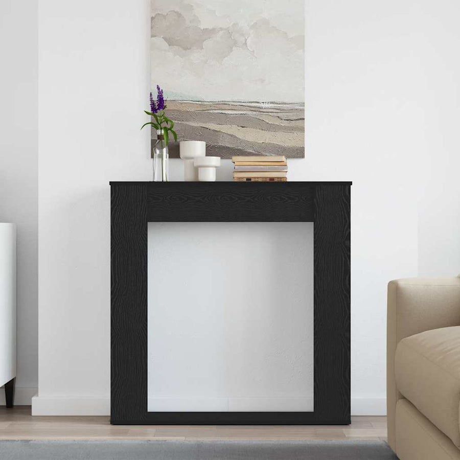 Haardombouw Zwarte Eiken 100x20x100 cm Technisch Hout