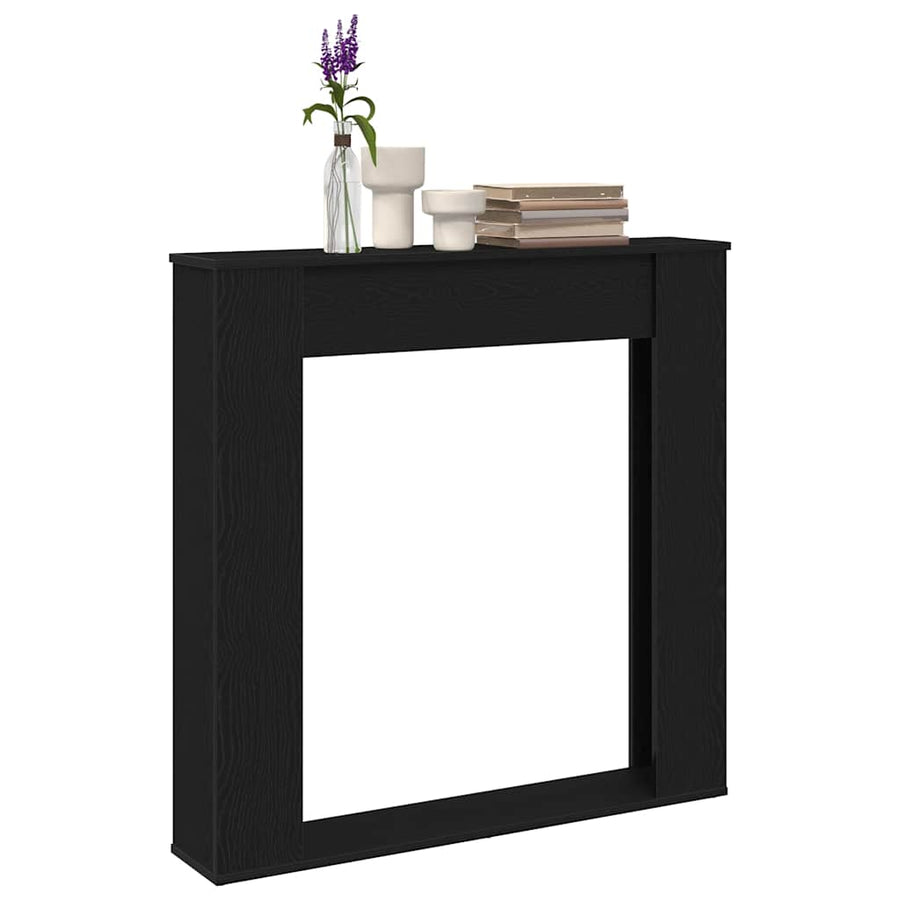 Haardombouw Zwarte Eiken 100x20x100 cm Technisch Hout