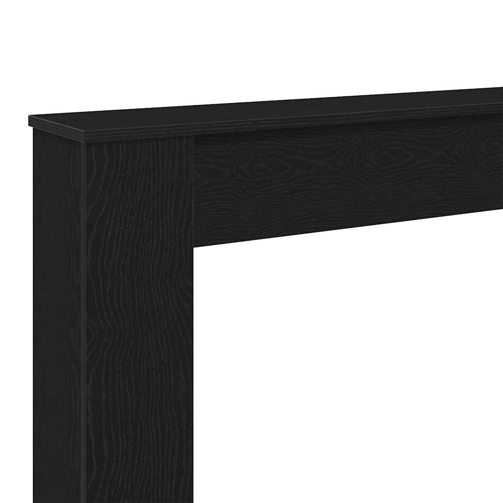 Haardombouw Zwarte Eiken 100x20x100 cm Technisch Hout