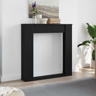 Haardombouw zwart eiken 100x20x100 cm technisch hout