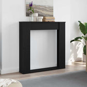 Haardombouw zwart eiken 100x20x100 cm technisch hout