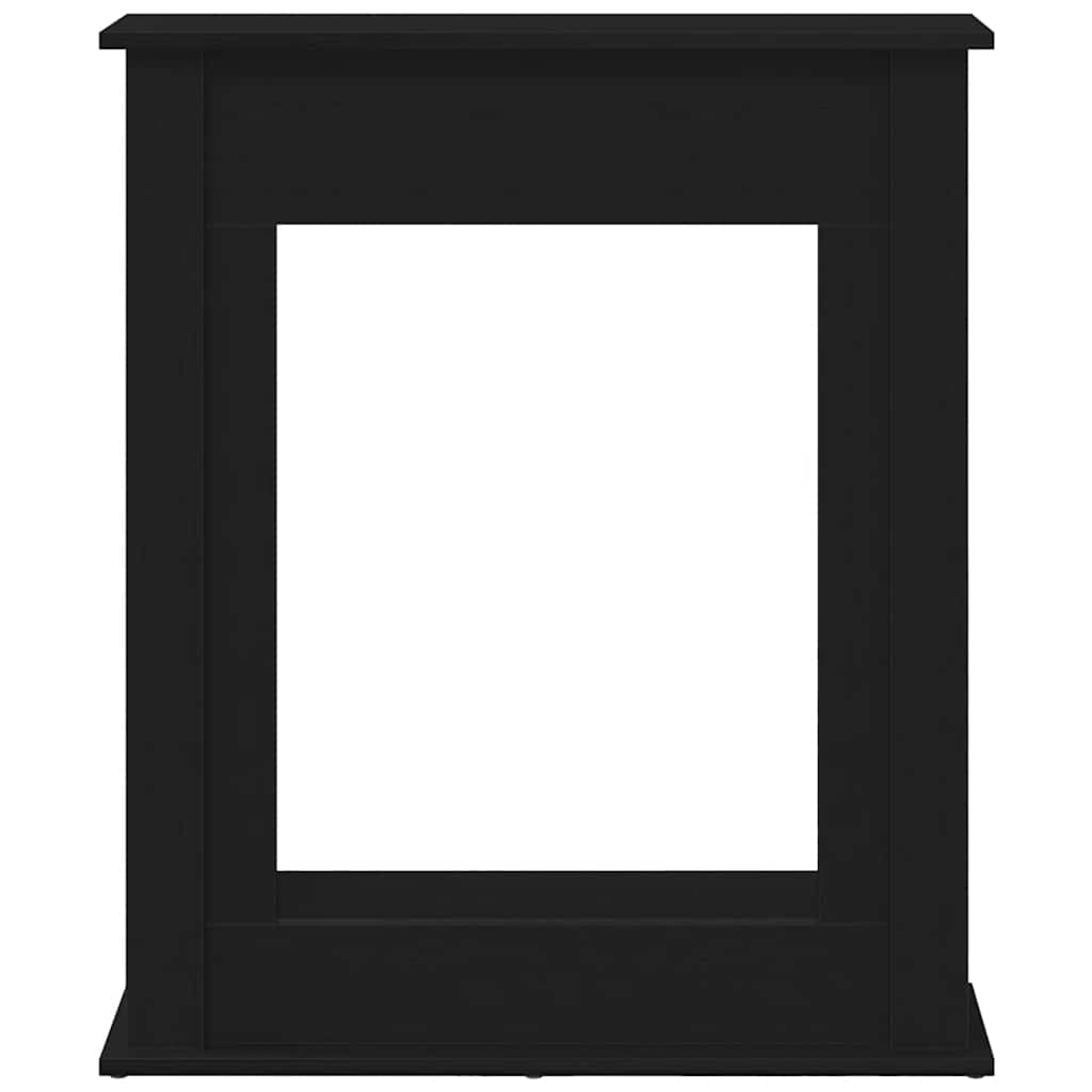 Haardombouw Zwarte Eiken 75x20x87,5 cm Engineered Wood
