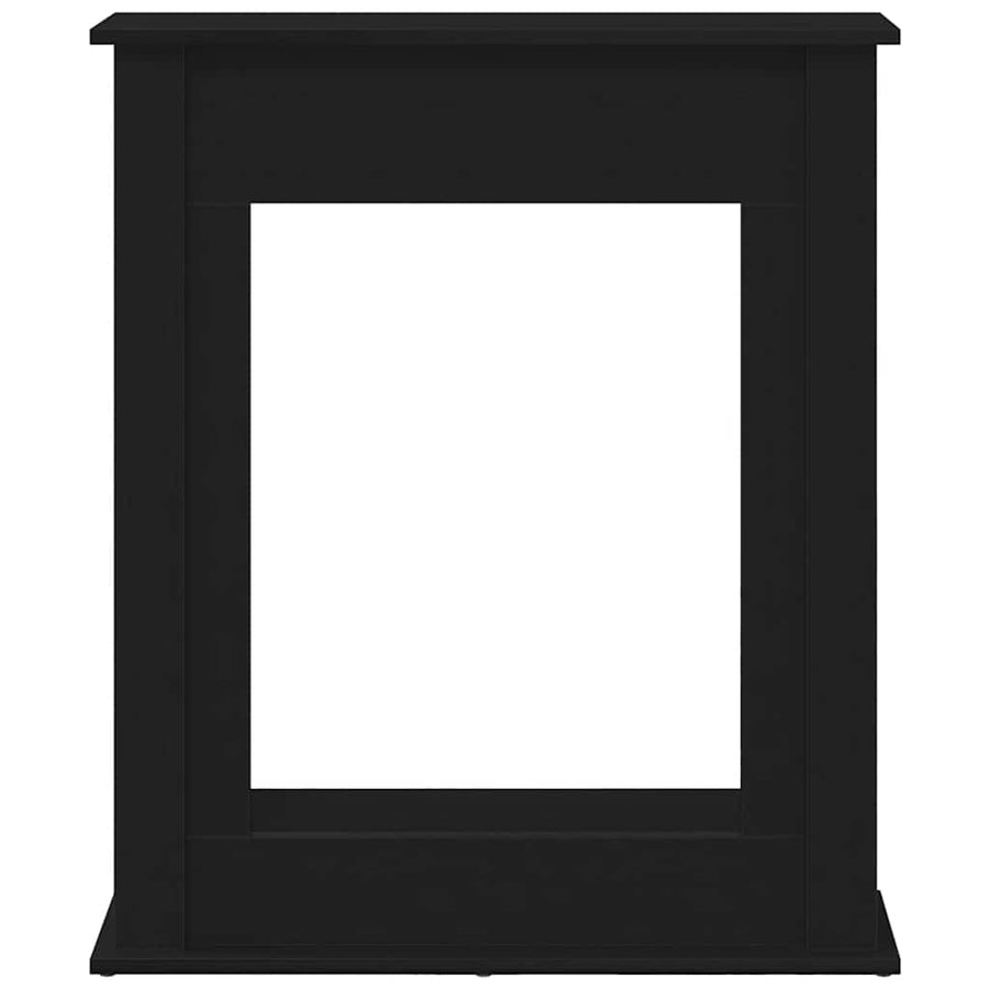 Haardombouw Zwarte Eiken 75x20x87,5 cm Engineered Wood