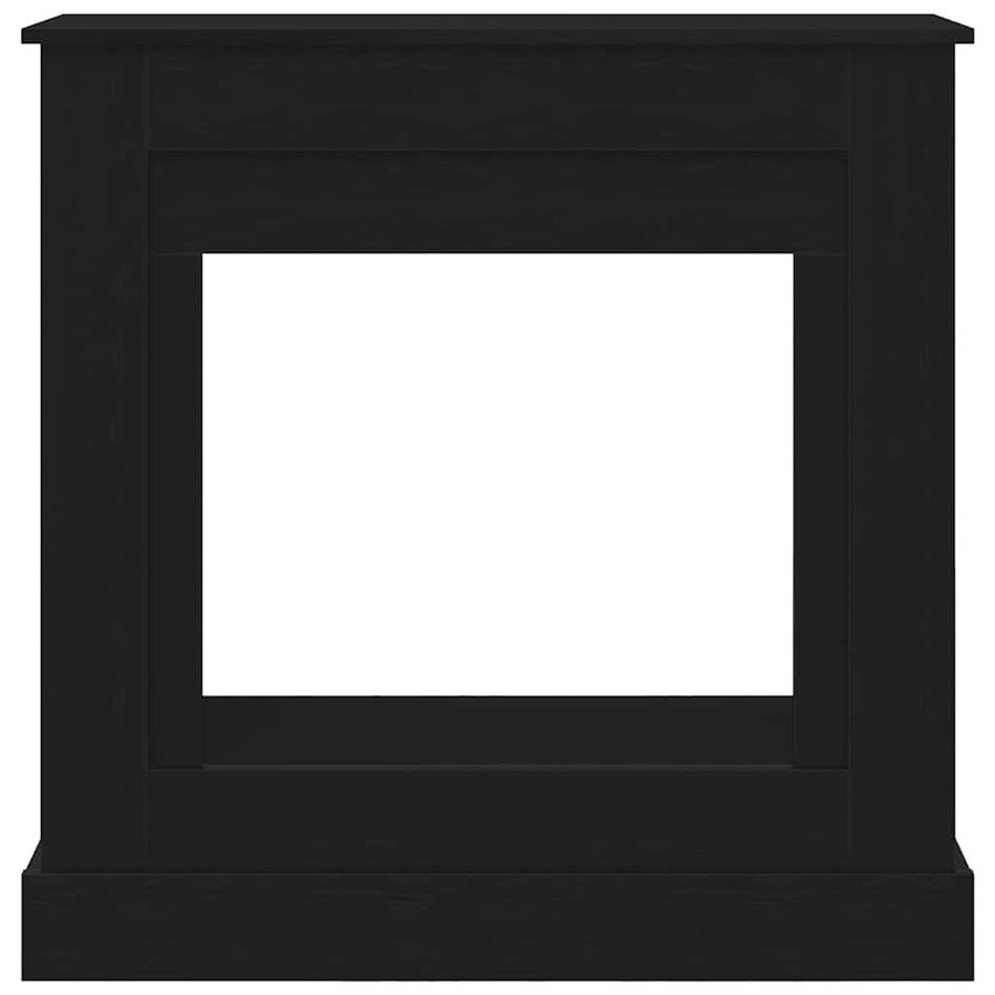 Haardombouw 90x30x90 cm spaanplaat zwart eikenkleurig