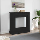 Haardombouw 90x30x90 cm spaanplaat zwart eiken
