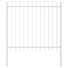 Tuinhek 4 pcs Wit 6,8 x 1,5 m Poedercoating staal