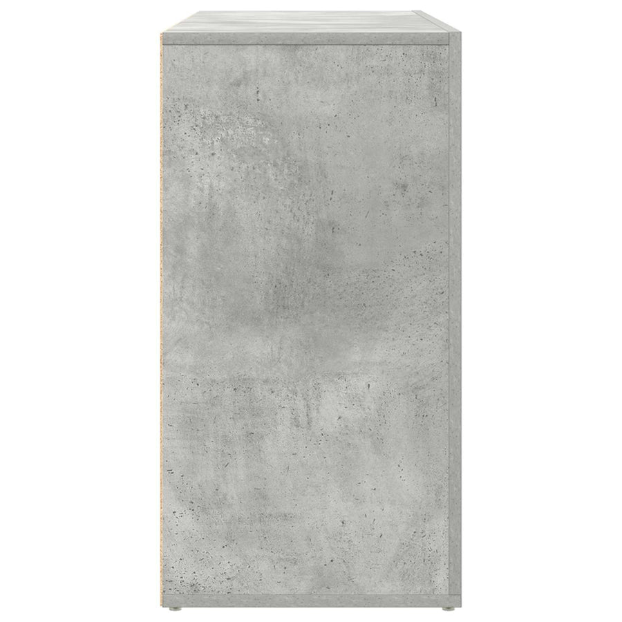 Dressoir met lade Beton Grijs 120 x 36 x 69 cm Bewerkt hout