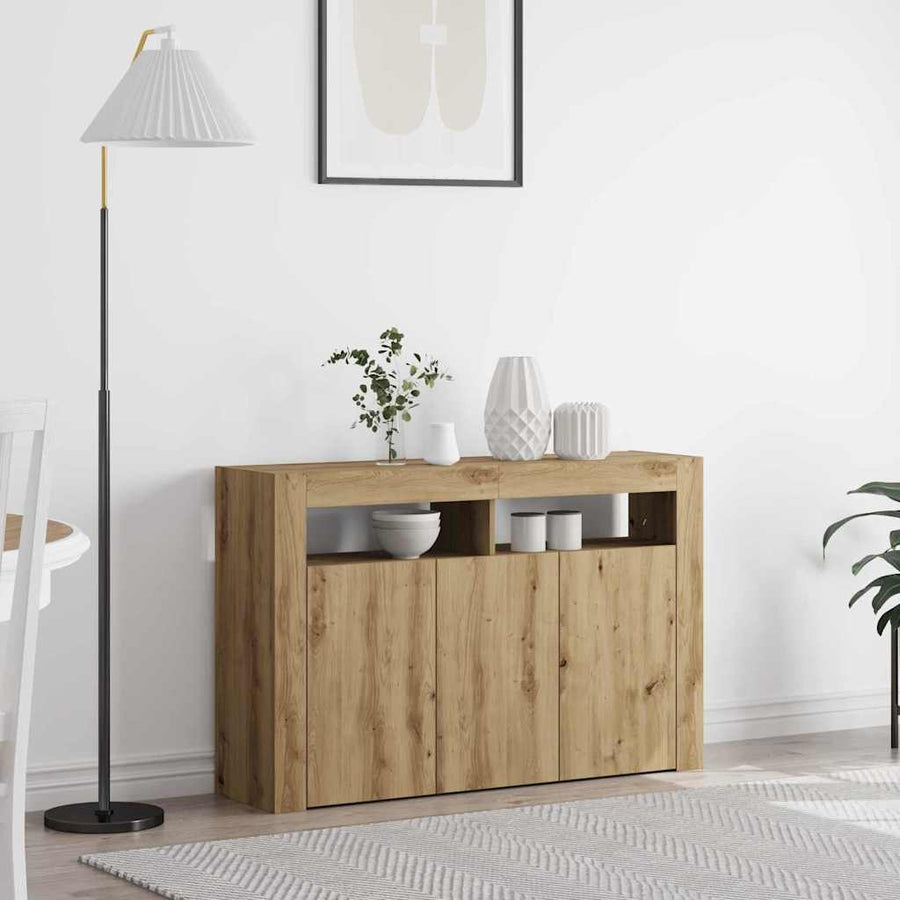 Dressoir Artisan Eiken 116 x 30 x 75 cm Bewerkt hout