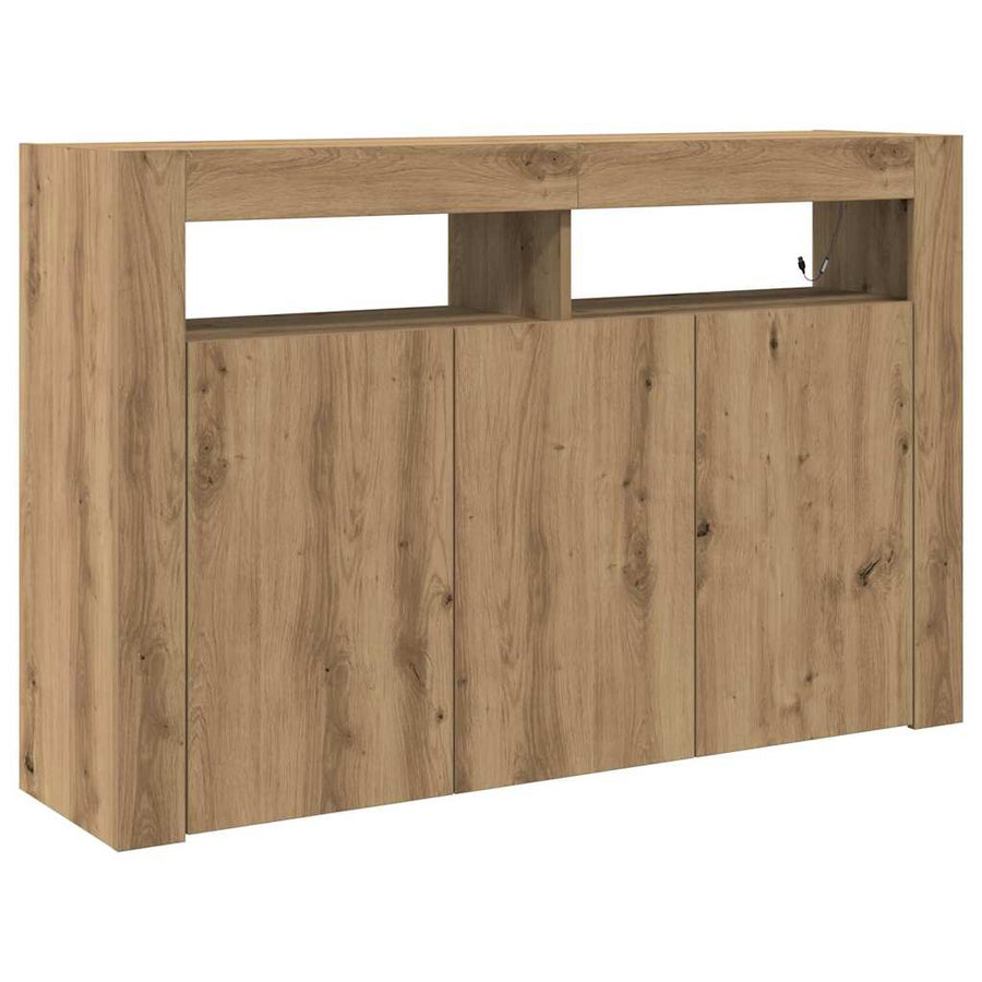 Dressoir Artisan Eiken 116 x 30 x 75 cm Bewerkt hout