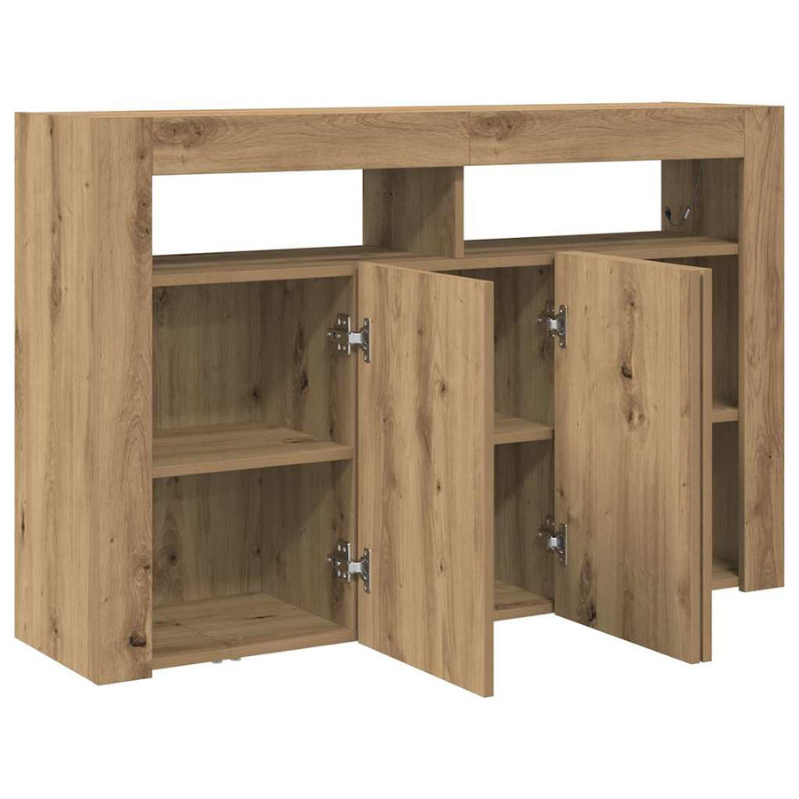 Dressoir Artisan Eiken 116 x 30 x 75 cm Bewerkt hout