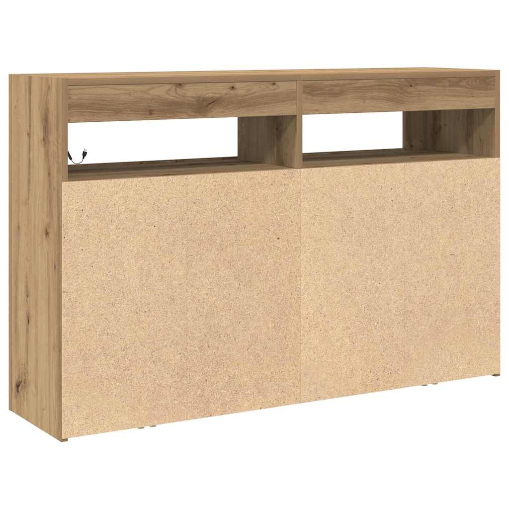 Dressoir Artisan Eiken 116 x 30 x 75 cm Bewerkt hout